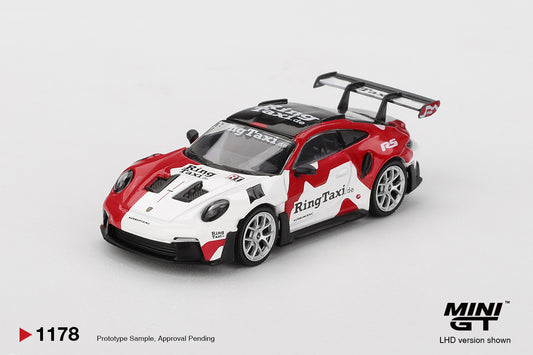 MiniGT Porsche 911 (992) GT3 RS Weissach Ringtaxi.com (LHD) 1:64 Car 1178-L