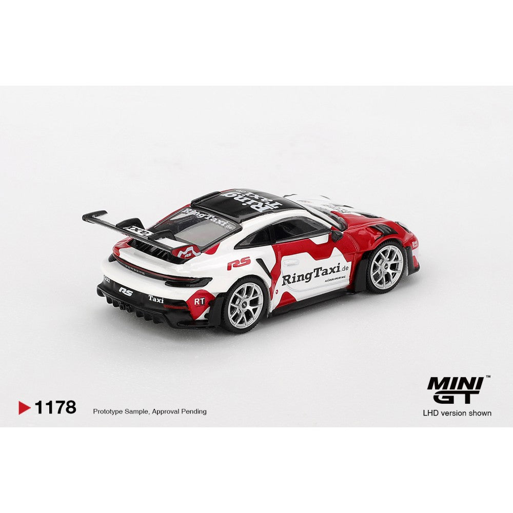 MiniGT Porsche 911 (992) GT3 RS Weissach Ringtaxi.com (LHD) 1:64 Car 1178-L