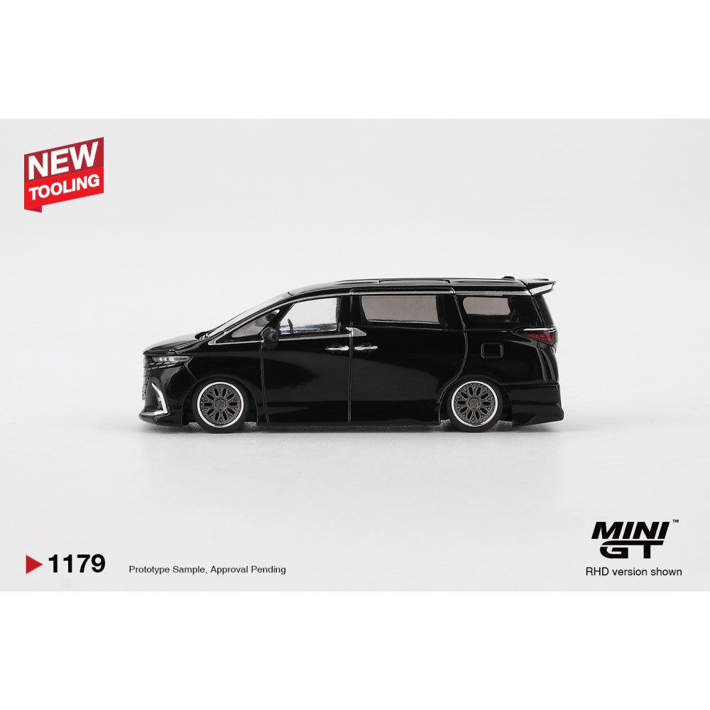 MiniGT Toyota Alphard 40 Kuhl Black (RHD) 1:64 Diecast Car 1179-R