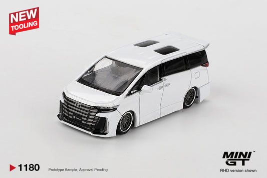 MiniGT Toyota Vellfire 40 Kuhl White (RHD) 1:64 Diecast Car 1180-R