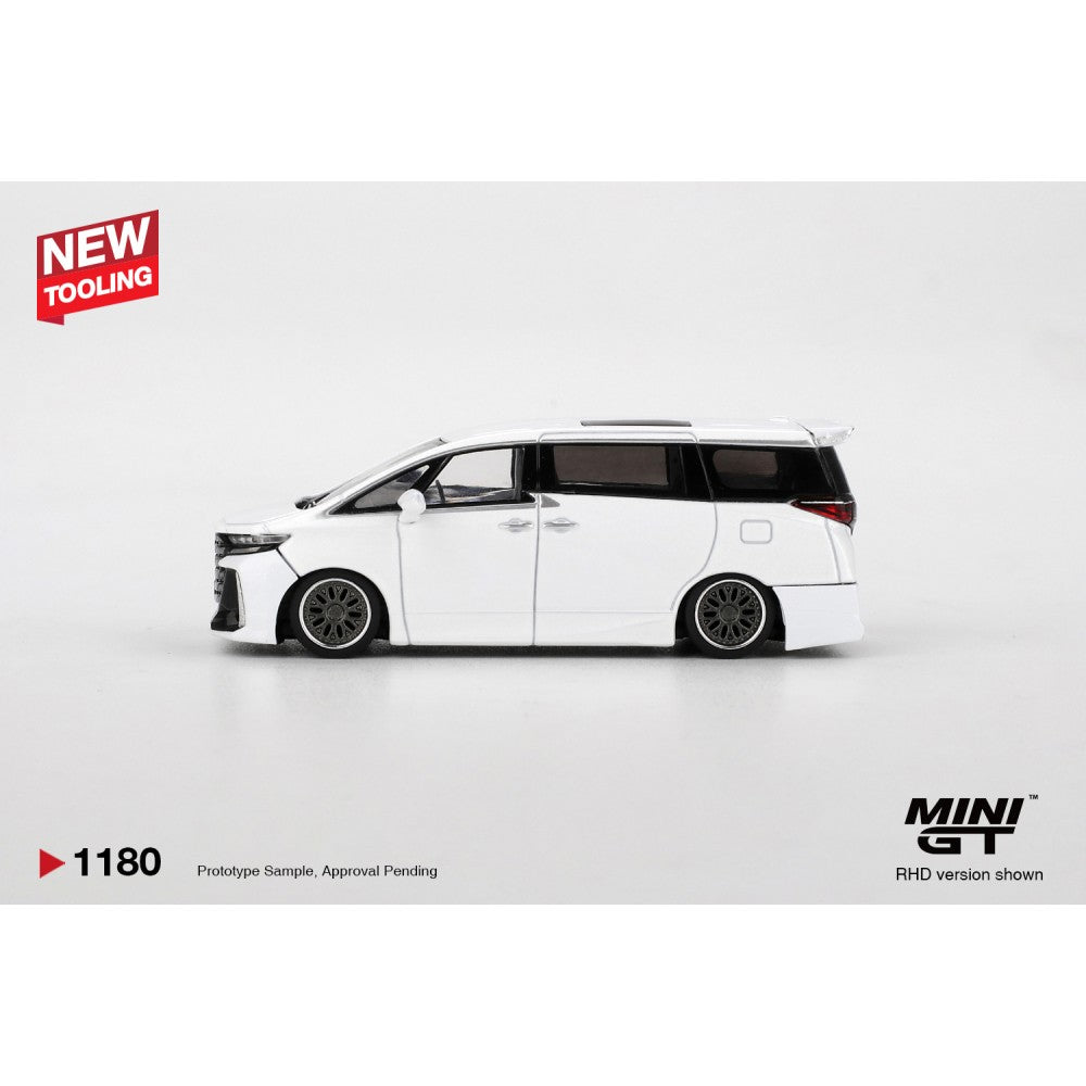 MiniGT Toyota Vellfire 40 Kuhl White (RHD) 1:64 Diecast Car 1180-R