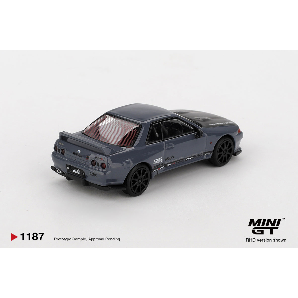 MiniGT Canc Nissan Skyline GT-R Top Secret VR32 Stealth Grey 1:64 Car 1187-R