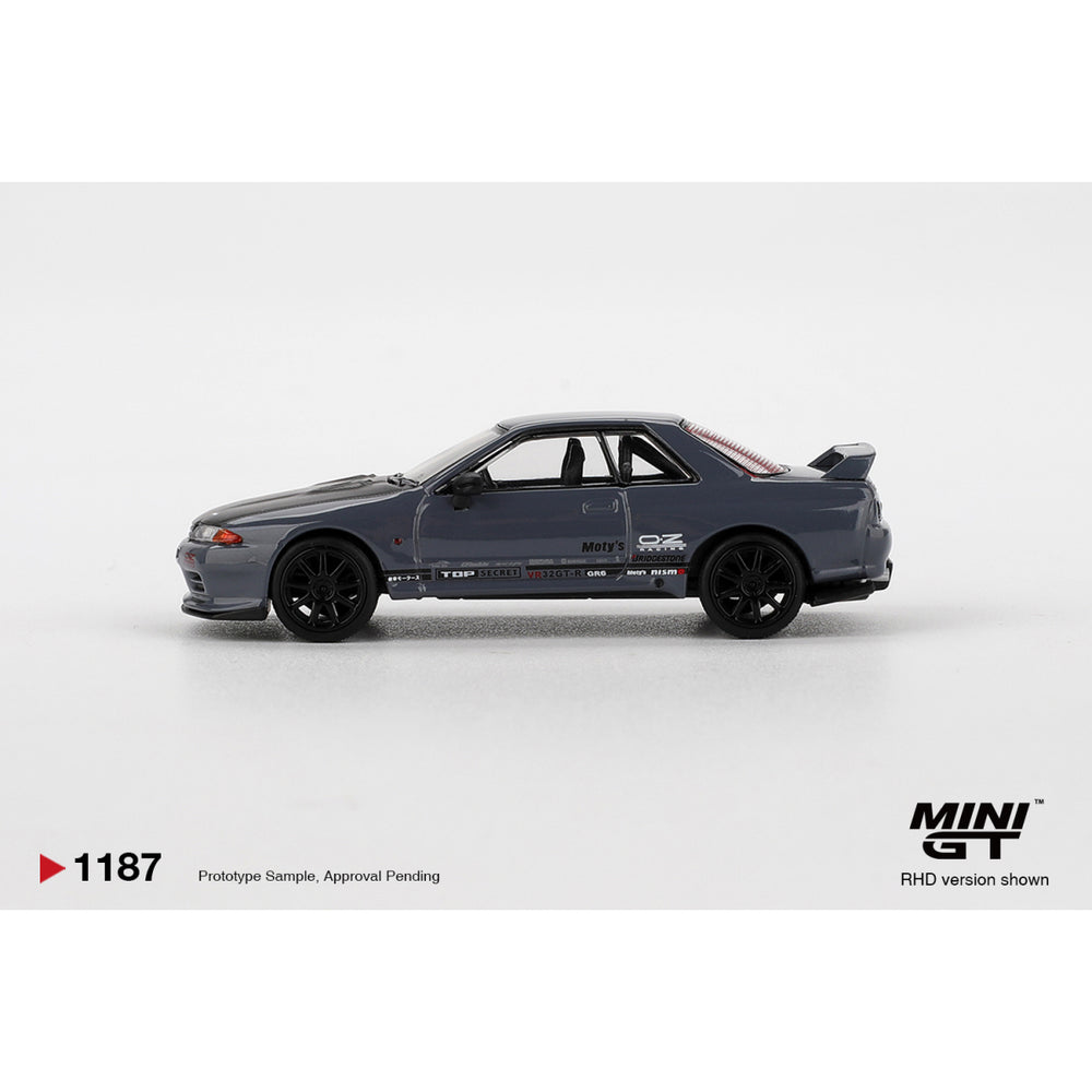 MiniGT Canc Nissan Skyline GT-R Top Secret VR32 Stealth Grey 1:64 Car 1187-R