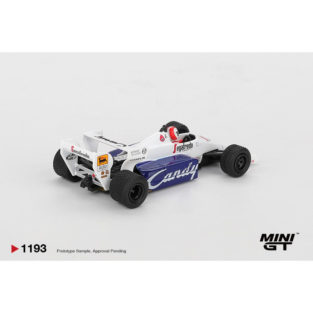MiniGT Toleman TG184 No.20 Johnny Cecotto 1984 Monaco Grand Pr 1:64 Car 1193-L