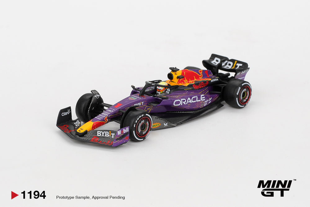 MiniGT Oracle Red Bull Racing RB19 No.1 Max Verstappen 2023 F1 1:64 Car 1194-L