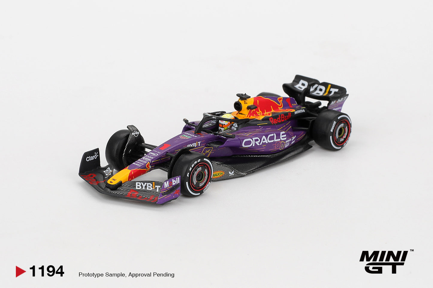 MiniGT Oracle Red Bull Racing RB19 No.1 Max Verstappen 2023 F1 1:64 Car 1194-L