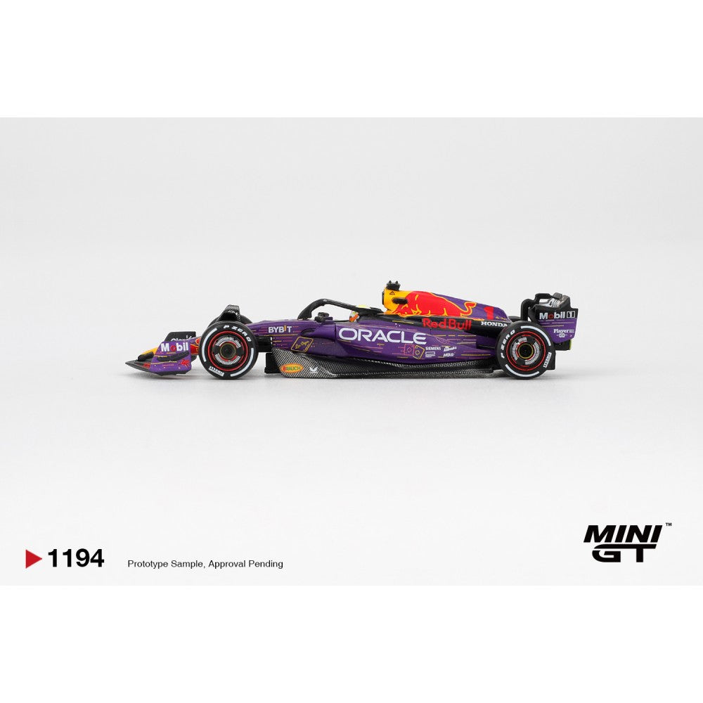 MiniGT Oracle Red Bull Racing RB19 No.1 Max Verstappen 2023 F1 1:64 Car 1194-L