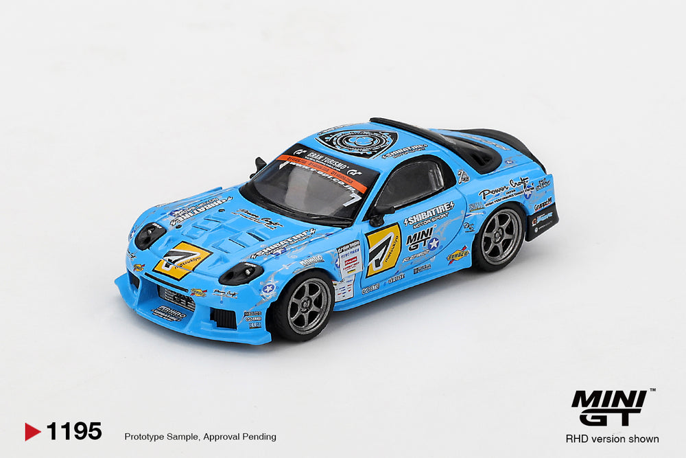 MiniGT Mazda RX-7 Re-Amemiya 2025 D1GP (RHD) 1:64 Diecast Car 1195-R