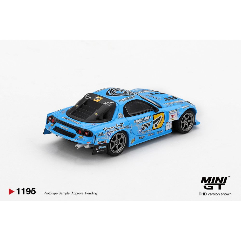 MiniGT Mazda RX-7 Re-Amemiya 2025 D1GP (RHD) 1:64 Diecast Car 1195-R