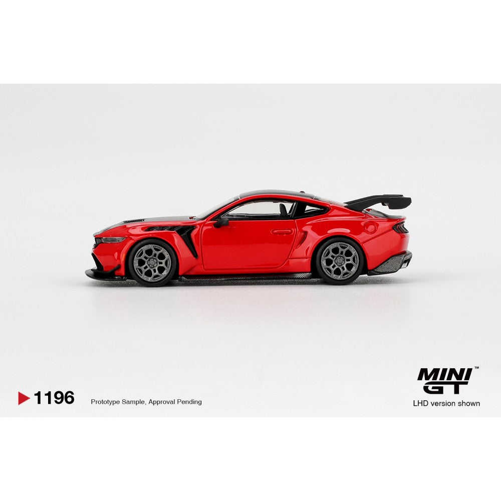 MiniGT Ford Mustang GTD Race Red (LHD) 1:64 Diecast Car 1196-L
