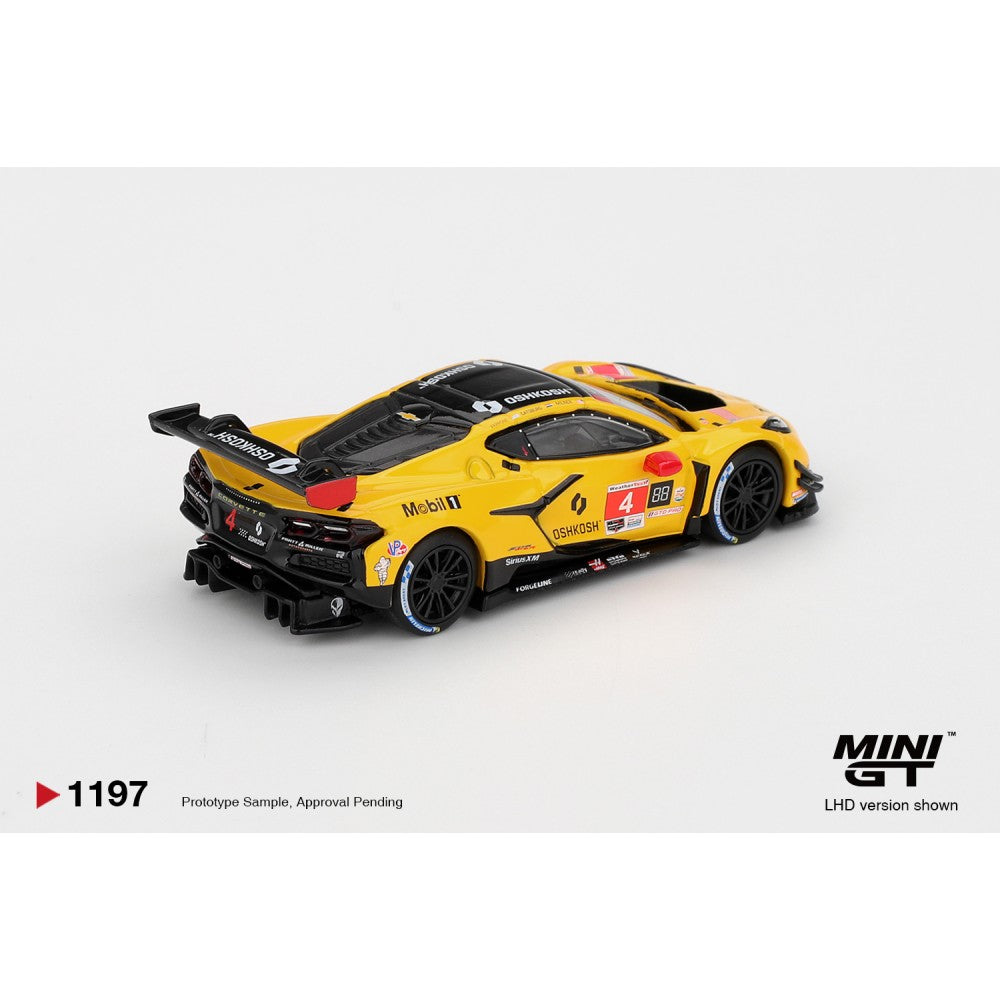 MiniGT Chevrolet Corvette Z06 GT3.R No.4 Racing By PR 1:64 Car 1197-L