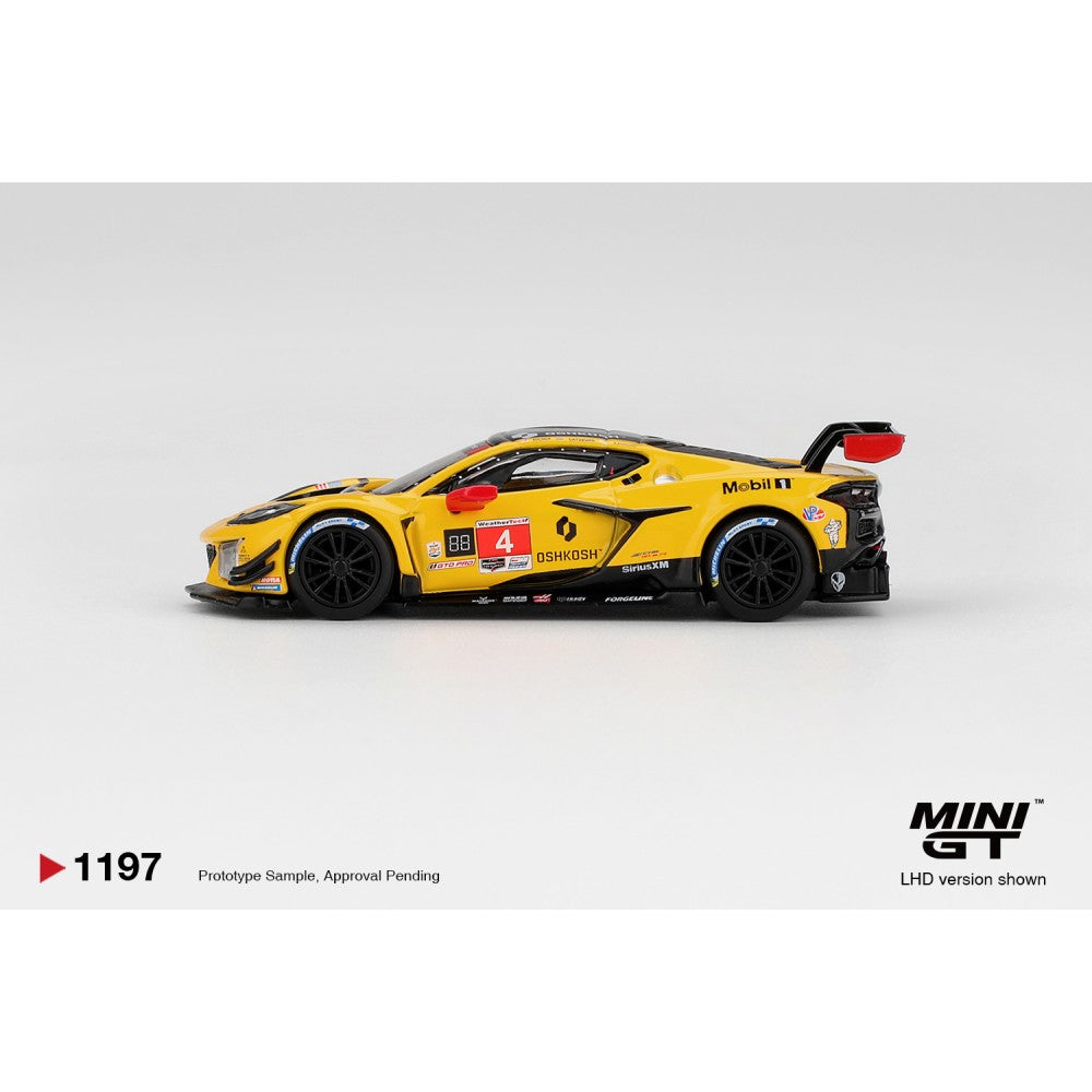 MiniGT Chevrolet Corvette Z06 GT3.R No.4 Racing By PR 1:64 Car 1197-L