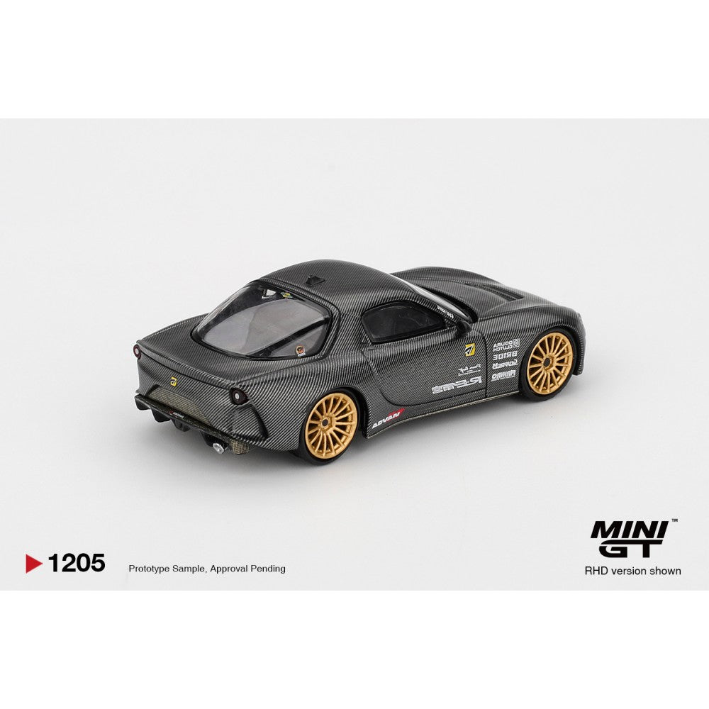 MiniGT Mazda RX-7 Re-Amemiya Matsukiyo Koku 3 Rotor NA-7 TAS 2 1:64 Car 1205-R