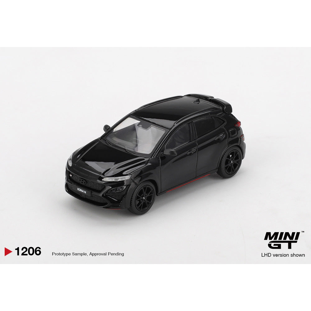MiniGT Hyundai Kona N Phantom Black (Korea Exclusive) 1:64 Diecast Car 1206