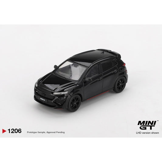 MiniGT Hyundai Kona N Phantom Black (Korea Exclusive) 1:64 Diecast Car 1206