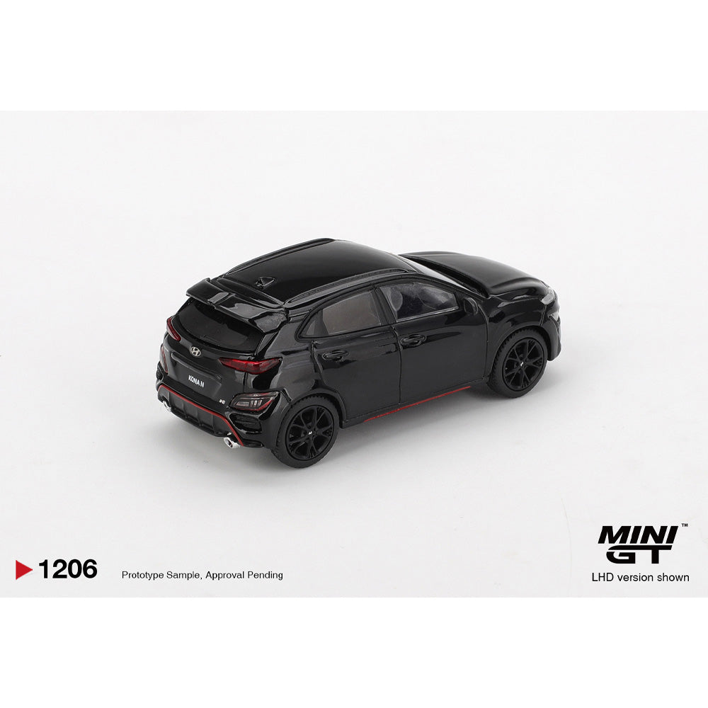 MiniGT Hyundai Kona N Phantom Black (Korea Exclusive) 1:64 Diecast Car 1206
