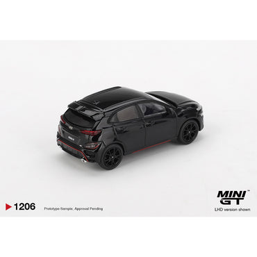 MiniGT Hyundai Kona N Phantom Black (Korea Exclusive) 1:64 Diecast Car 1206