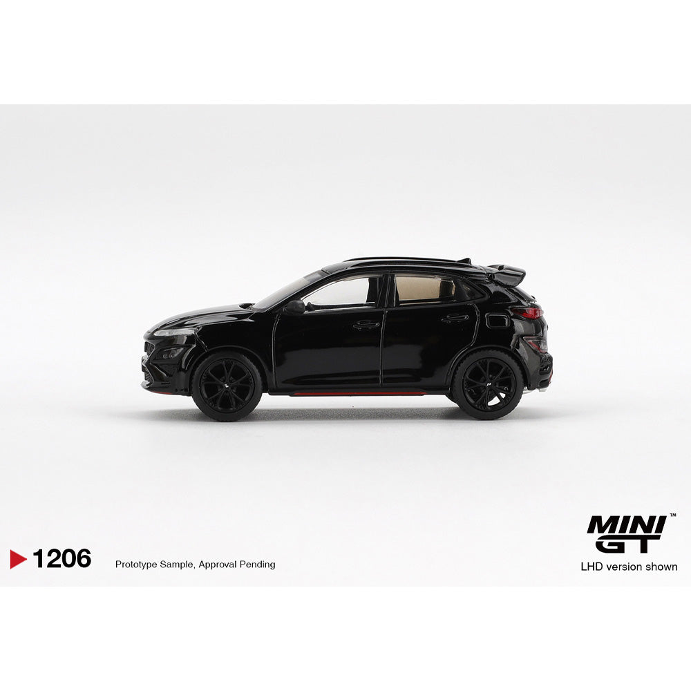 MiniGT Hyundai Kona N Phantom Black (Korea Exclusive) 1:64 Diecast Car 1206