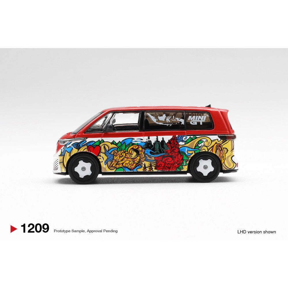 MiniGT Volkswagen ID.Buzz Mizu Design (RHD) 1:64 Diecast Car 1209-R