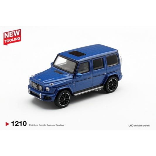 MiniGT Mercedes-AMG G 63 Dark Blue Metallic (RHD) 1:64 Diecast Car 1210-R