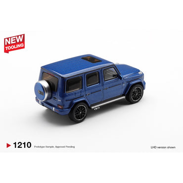 MiniGT Mercedes-AMG G 63 Dark Blue Metallic (RHD) 1:64 Diecast Car 1210-R