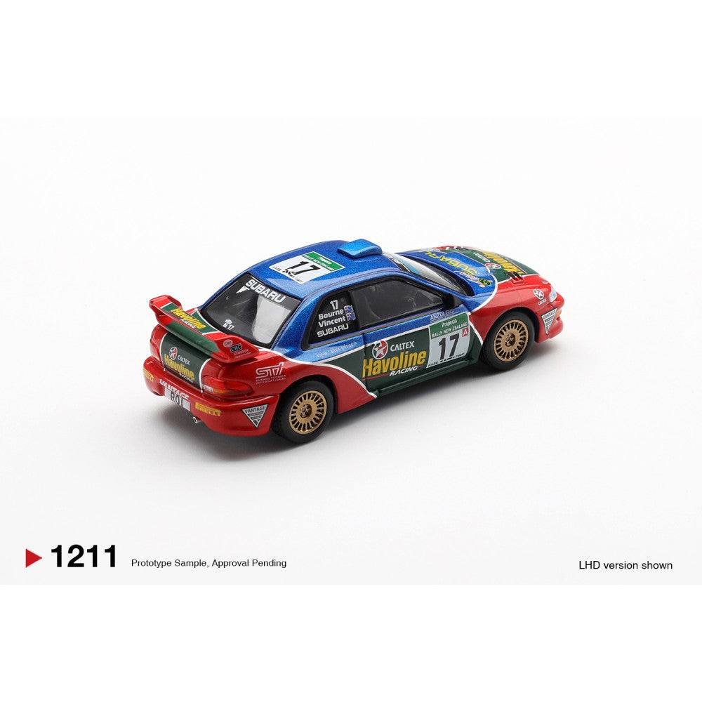 MiniGT Subaru Impreza WRC98 No.17 2000 Rally New Zealand (LHD) 1:64 Car 1211-L
