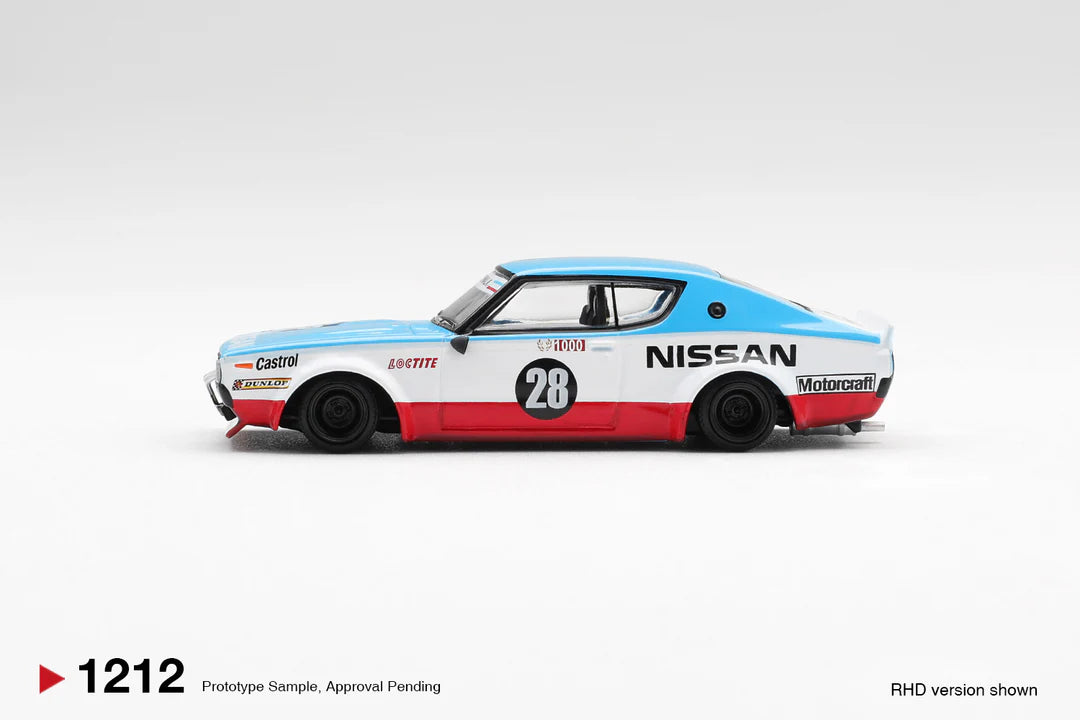 MiniGT Nissan Skyline Kenmeri Liberty Walk Nissan Racing '75 C 1:64 Car 1212-R
