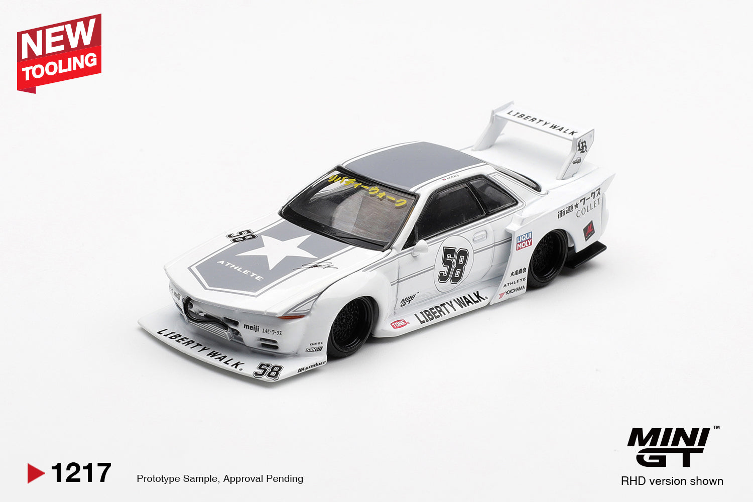 MiniGT LBWK Nissan Skyline GT-R (R32) Kaido Works TAS 2025 1:64
