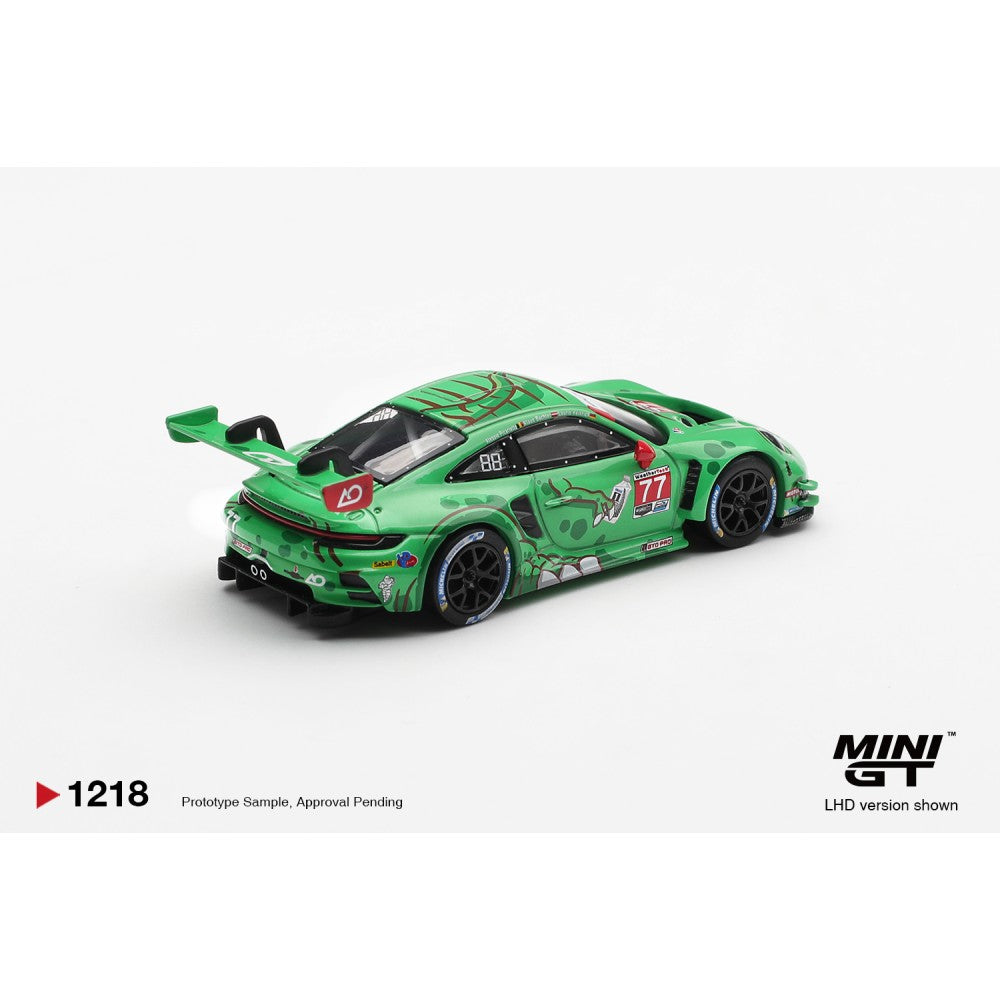 MiniGT Porsche 911 GTS R (992) No.77 AO Racing 2025 IMSA 1:64 Car 1218-BL
