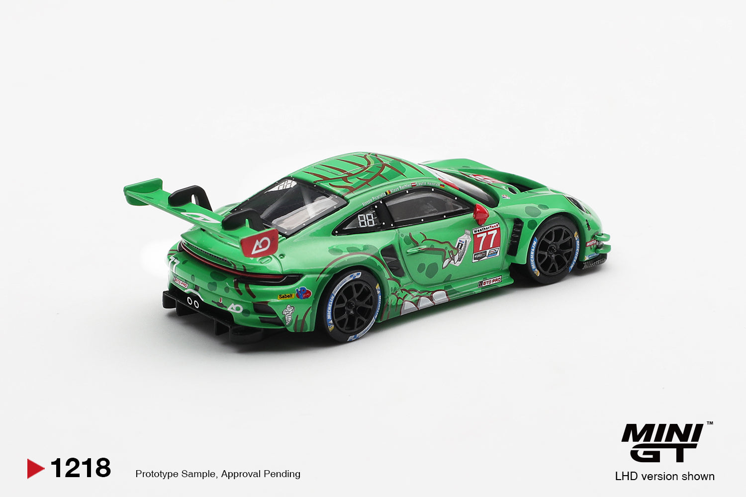 MiniGT Rexy Porsche 911 GTS R (992) No.77 AO Racing 2025 IMSA 1:64