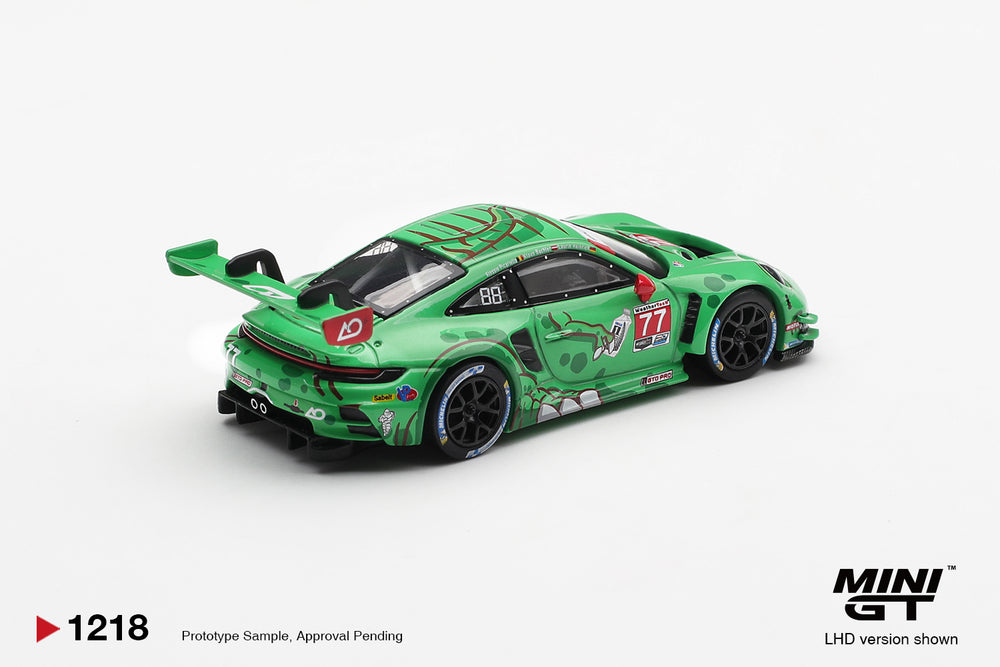 MiniGT Porsche 911 GTS R (992) No.77 AO Racing 2025 IMSA 1:64 Car 1218-L