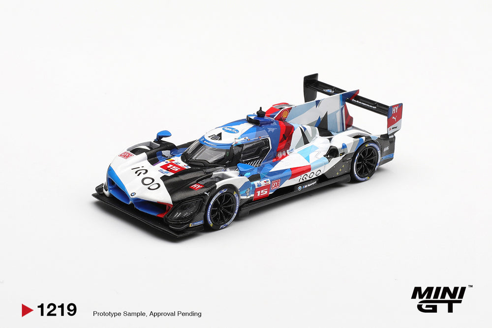 MiniGT BMW M Hybrid V8 Hypercar No.15 Team WRT 2024 Le M 1:64 Car 1219-L