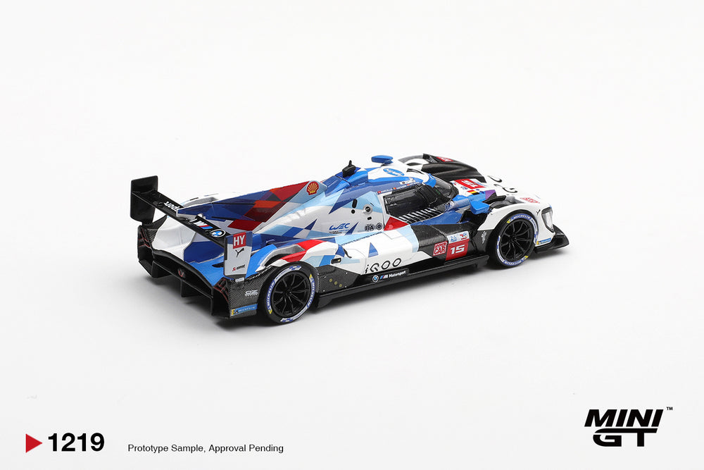 MiniGT BMW M Hybrid V8 Hypercar No.15 Team WRT 2024 Le M 1:64 Car 1219-L