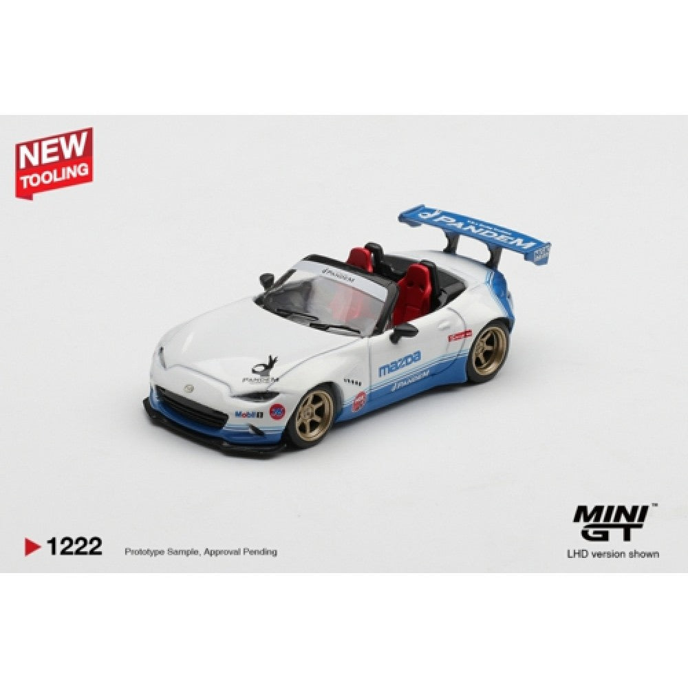 MiniGT Mazda Miata MX-5 ND Pandem IMSA RHD 1:64 Diecast Car 1222