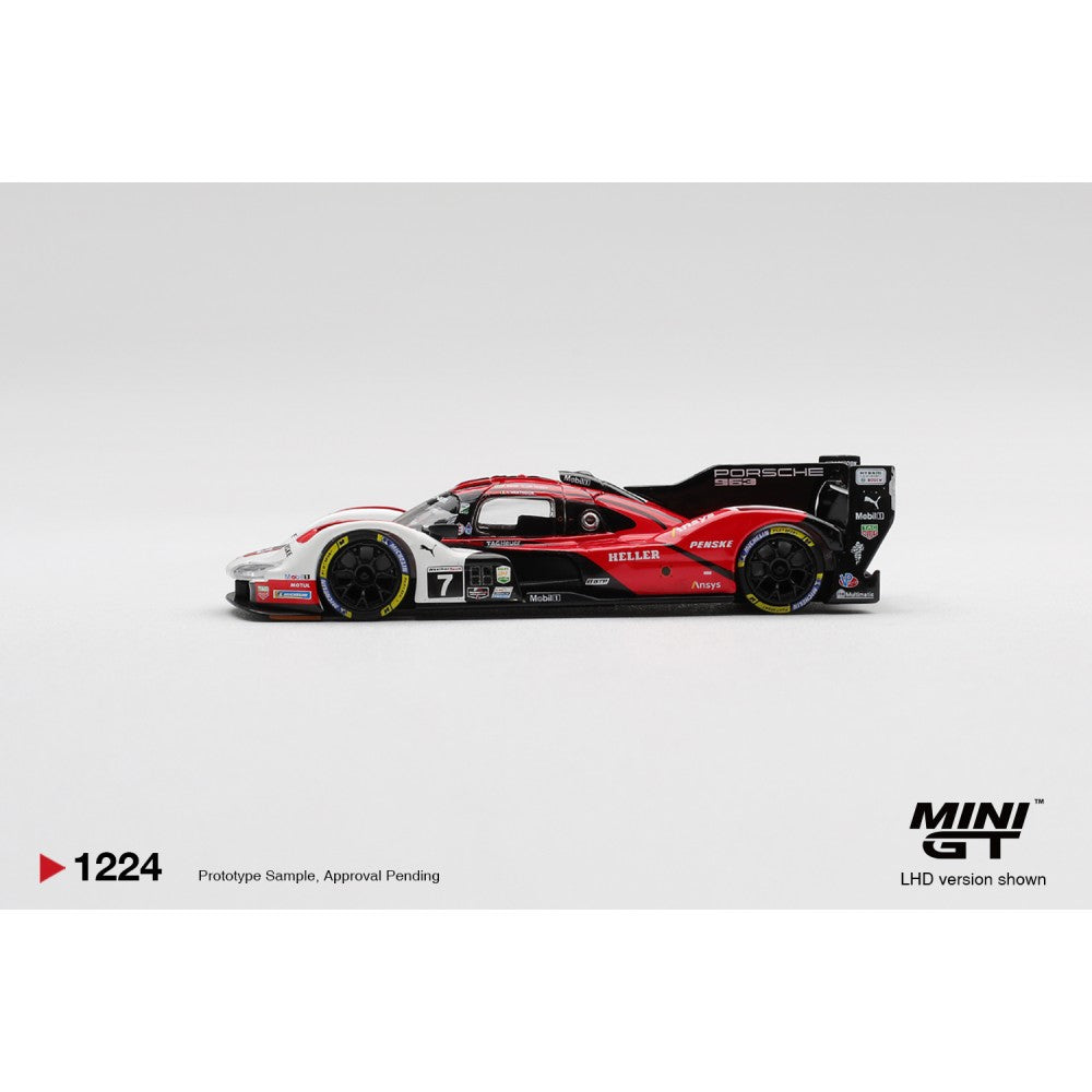 MiniGT Porsche 963 No.7 Penske 2025 IMSA Daytona 24H Winner LHD 1:64 1224