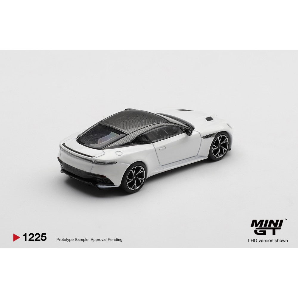 MiniGT Aston Martin DBS Stratus White RHD 1:64 Diecast Car 1225