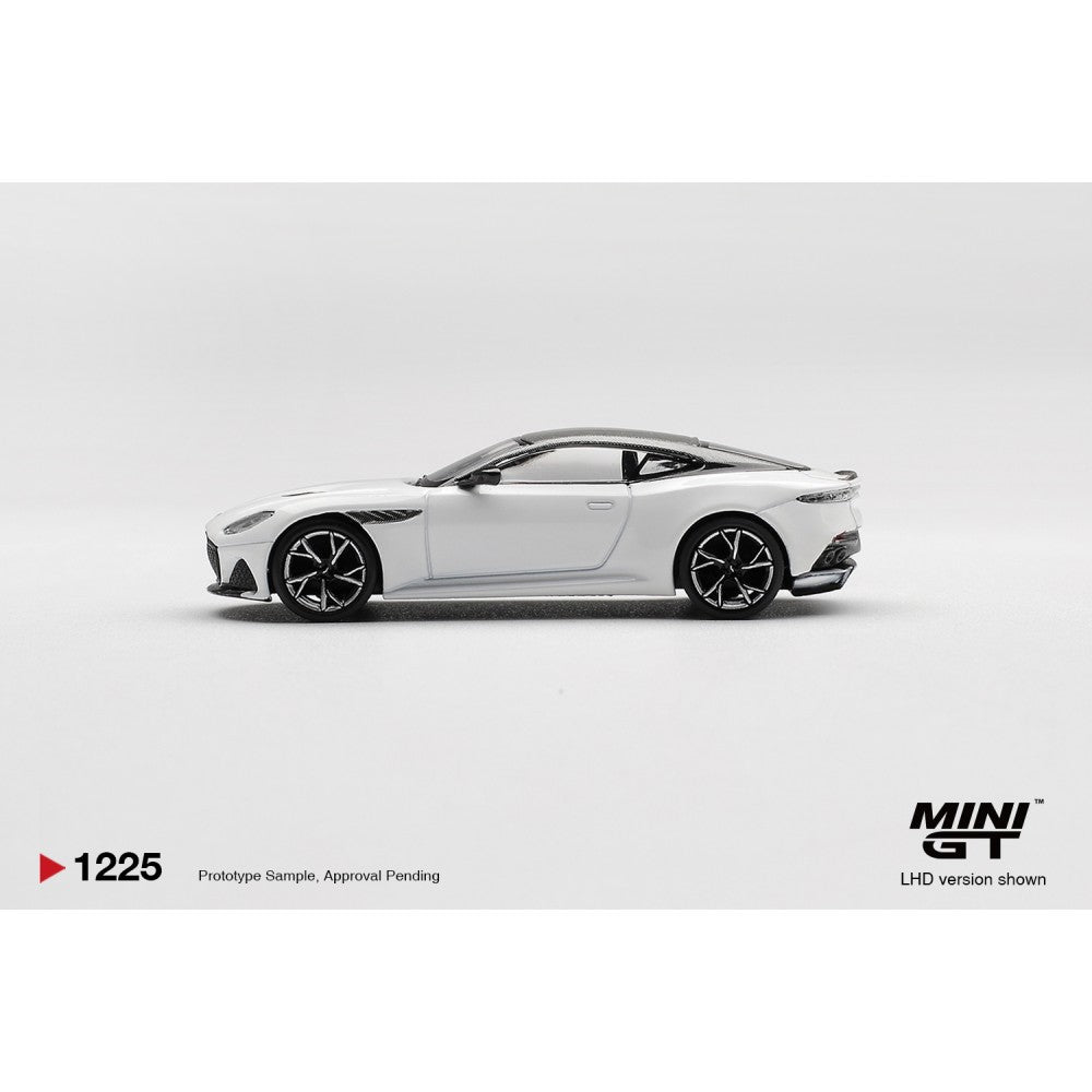 MiniGT Aston Martin DBS Stratus White RHD 1:64 Diecast Car 1225