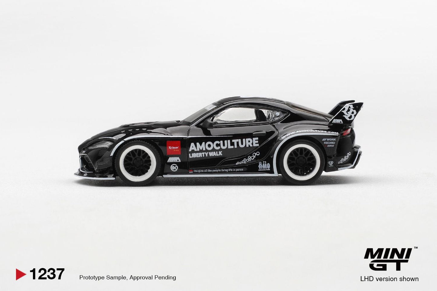 MiniGT Shelby GT500 Dragon Snake Concept Chrome Silver 1:64 Diecast Car 1230-L