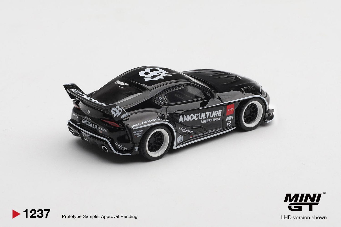 MiniGT Shelby GT500 Dragon Snake Concept Chrome Silver 1:64 Diecast Car 1230-L