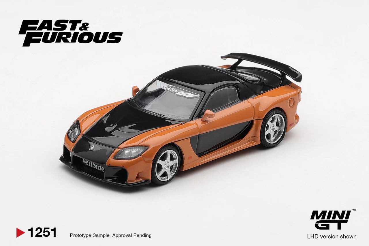 MiniGT Mazda RX-7 LB-SUPER Silhouette Police 1:64 Diecast Car 1231-R