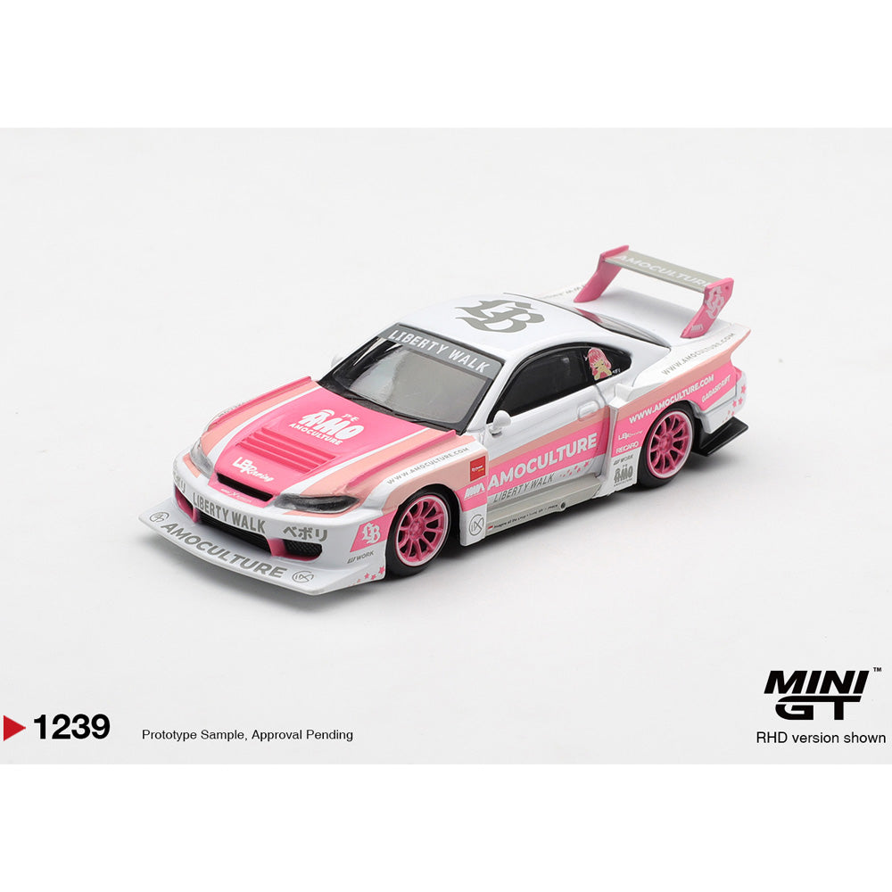 MiniGT Nissan Silvia S15 LB-SUPER Silhouette 1:64 Diecast Car 1239-R