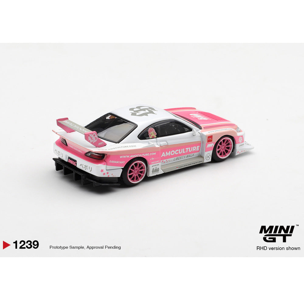 MiniGT Nissan Silvia S15 LB-SUPER Silhouette 1:64 Diecast Car 1239-R