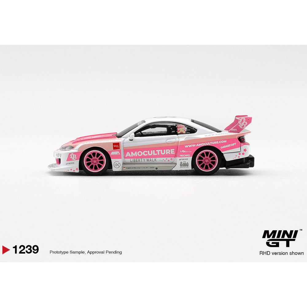 MiniGT Nissan Silvia S15 LB-SUPER Silhouette 1:64 Diecast Car 1239-R