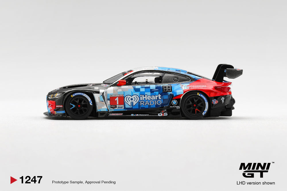 MiniGT BMW M4 GT3 EVO No.1 Paul Miller 2025 IMSA 1:64 Diecast Car 1247-L