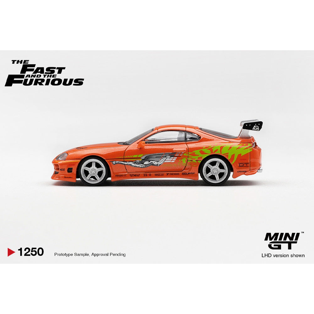 MiniGT x Fast & Furious: Brian's Toyota Supra Bomex 1:64 Diecast Car