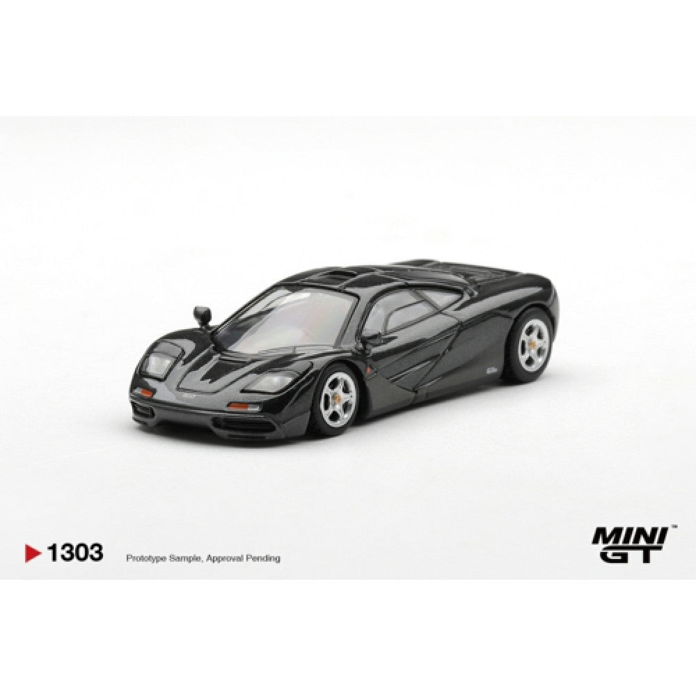 MiniGT Mclaren F1 Blue Black Metallic 1:64 Diecast Car 1303-L