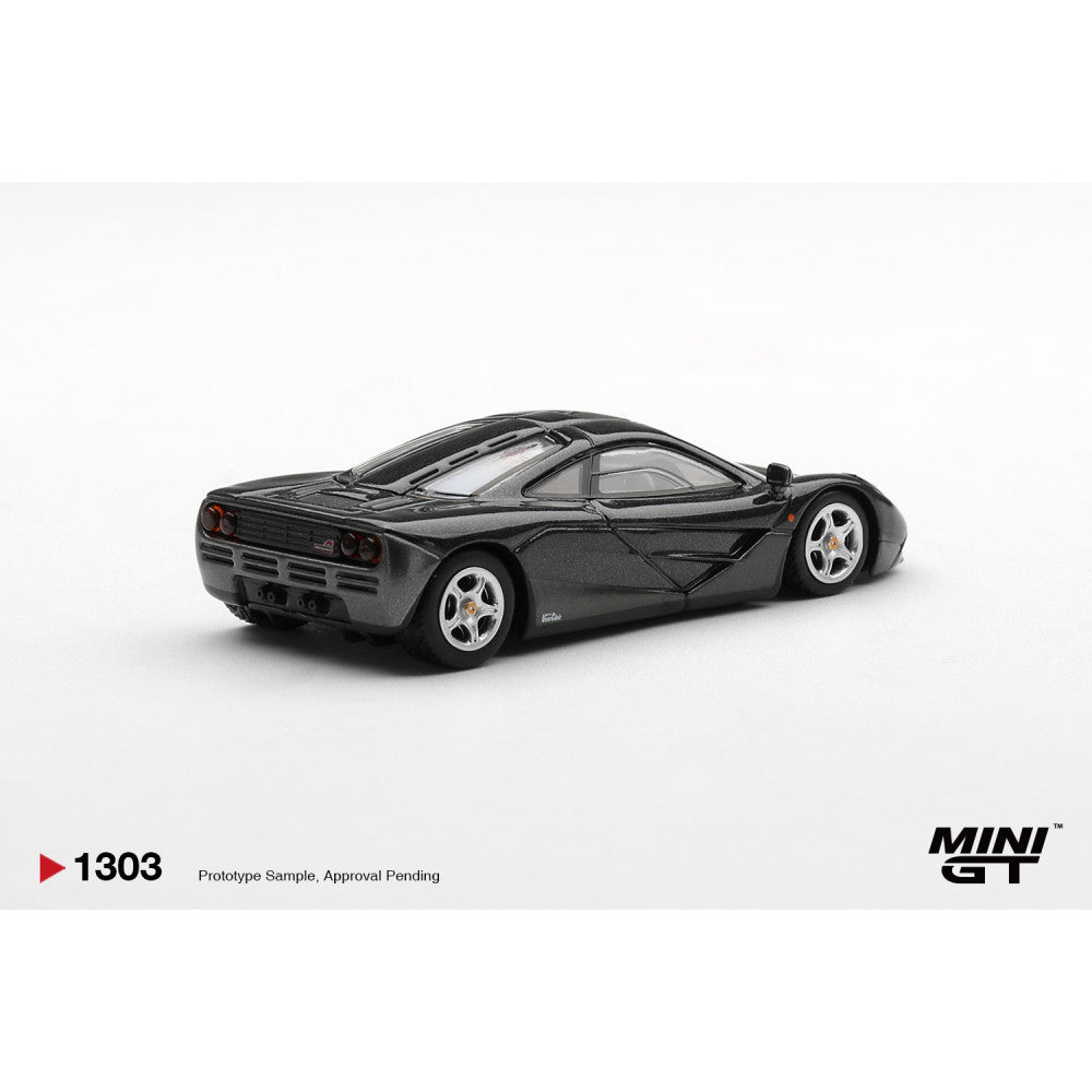MiniGT Mclaren F1 Blue Black Metallic 1:64 Diecast Car 1303-L