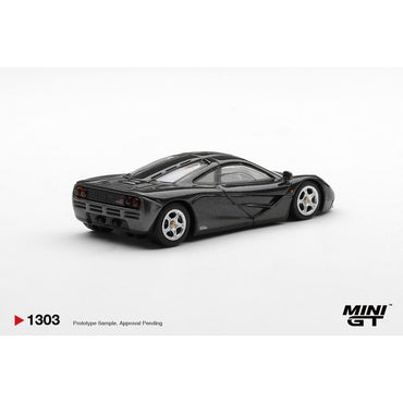 MiniGT Mclaren F1 Blue Black Metallic 1:64 Diecast Car 1303-L