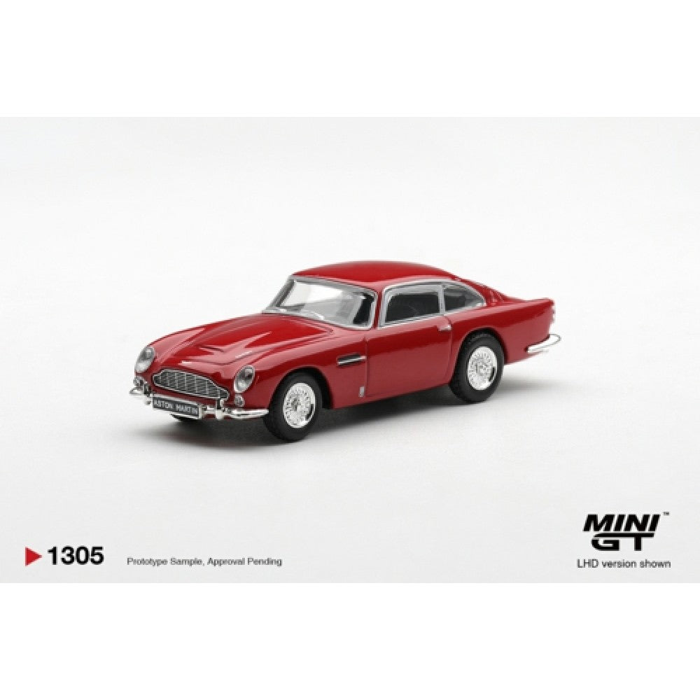 MiniGT Aston Martin DB5 Fiesta Red 1:64 Diecast Car 1305-R