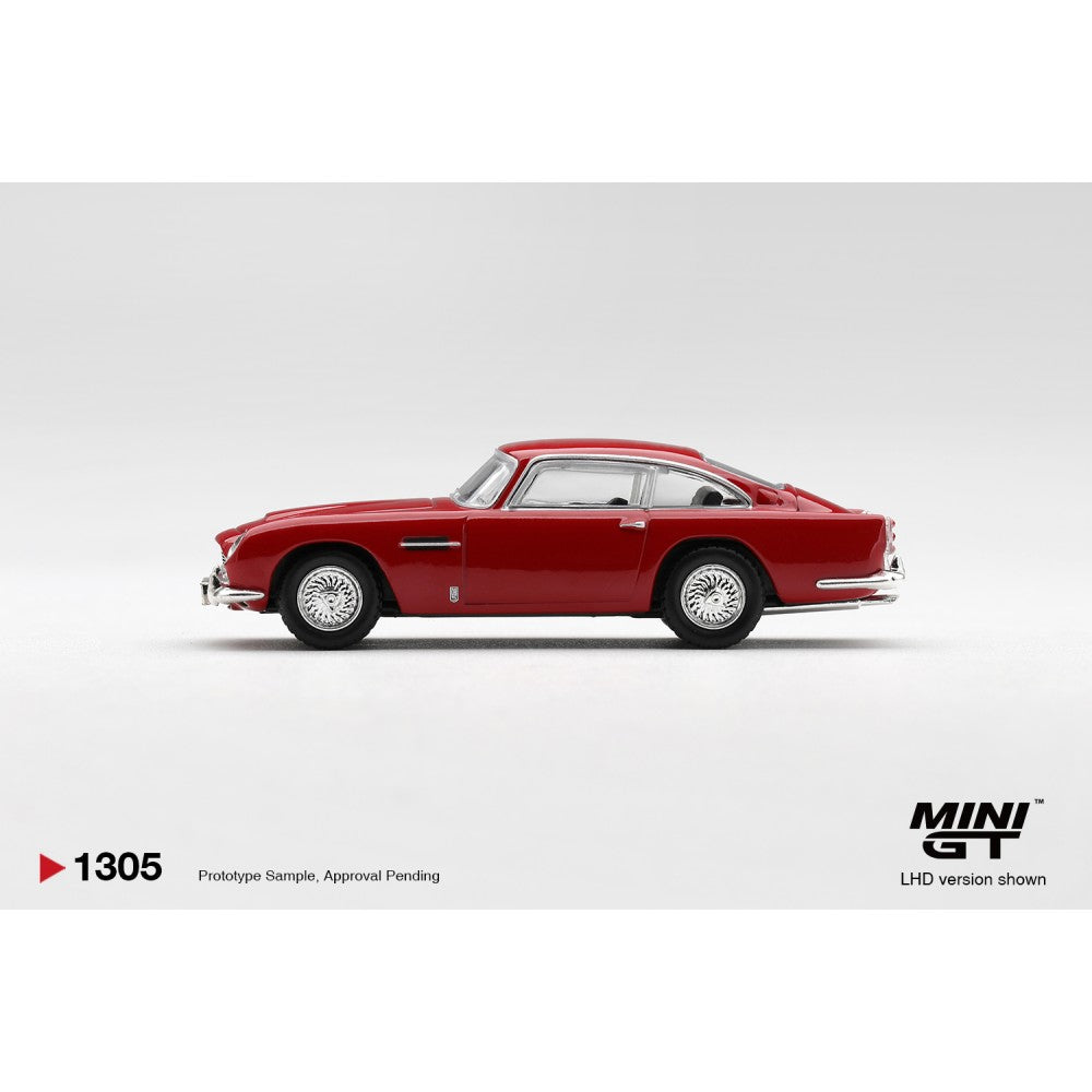 MiniGT Aston Martin DB5 Fiesta Red 1:64 Diecast Car 1305-R
